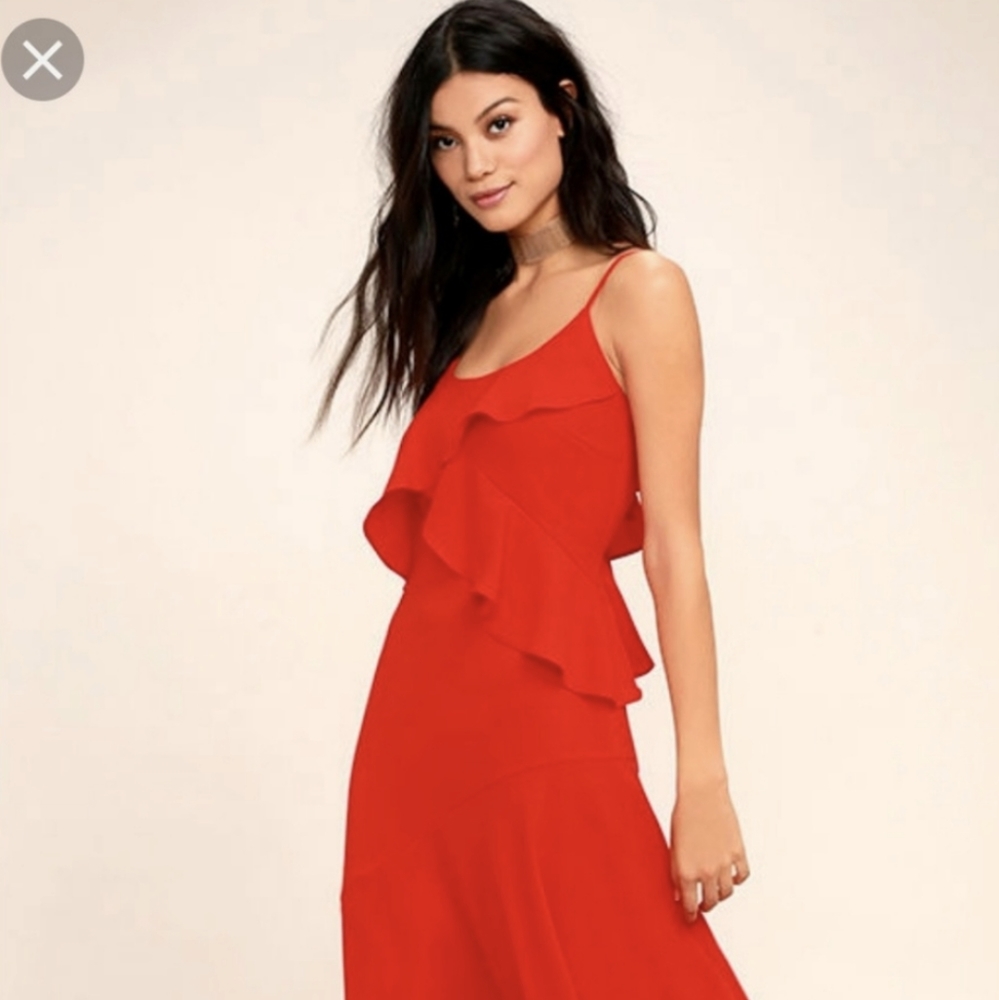 Adelyn Rae Red Dress